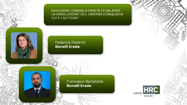 Riduzione oraria a parità di salario BONELLI EREDE