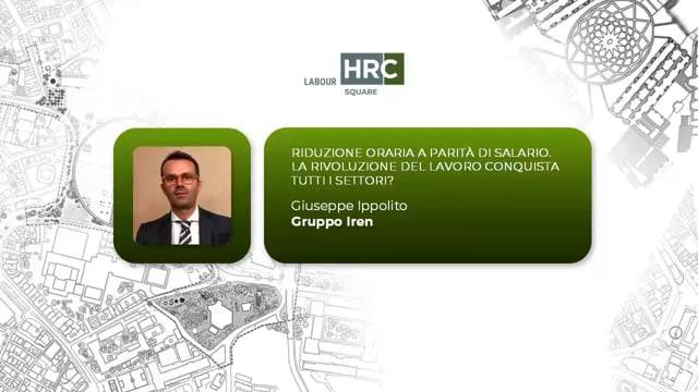 Riduzione oraria a parità di salario GRUPPO IREN