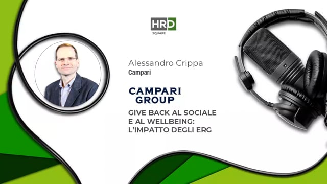 Give back al sociale - l’impatto degli ERG - CAMPARI GROUP