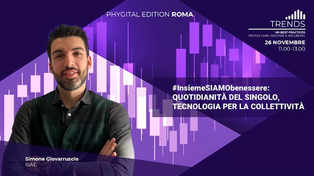 #InsiemeSIAMObenessere: quotidianità del singolo, tecnologi ...