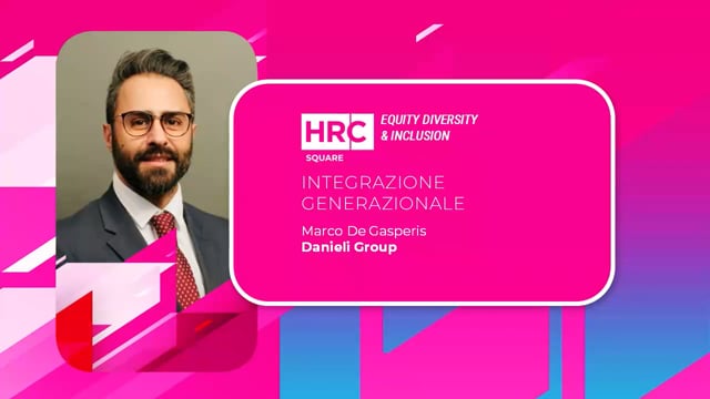 Integrazione generazionale DANIELI GROUP