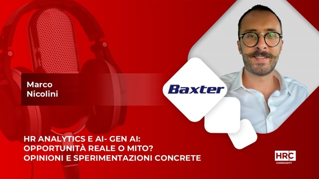 HR analytics e Ai - gen Ai - BAXTER