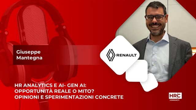 HR analytics e Ai - gen Ai - RENAULT