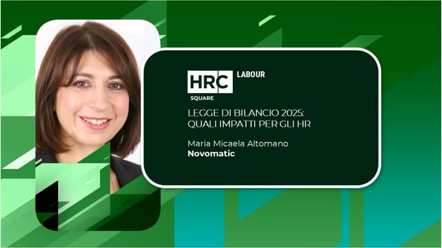Legge di bilancio 2025, Quali impatti per gli HR - NOVOMATIC