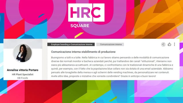 Comunicazione interna stabilimento di produzione PRYSMIAN