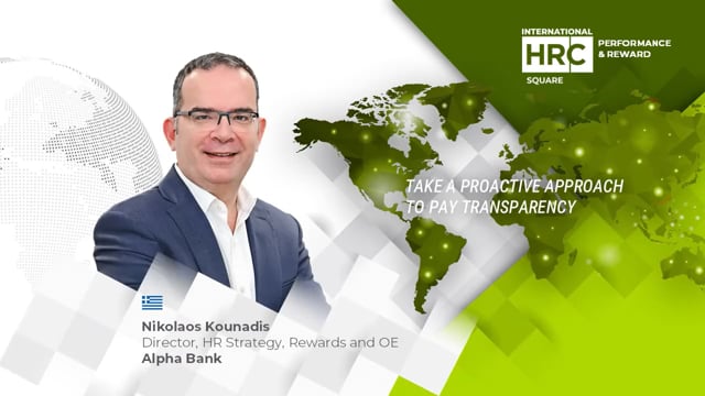 TAKE A PROACTIVE APPROACH TO PAY TRANSPARENCY ALPHA BANK