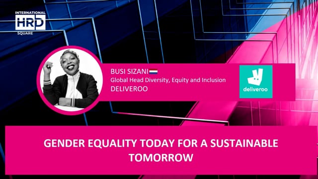 Gender Equality Today For A Sustainable Tomorrow
