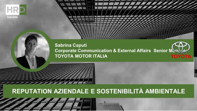 Reputation aziendale e sostenibilità ambientale TOYOTA MOTO ...