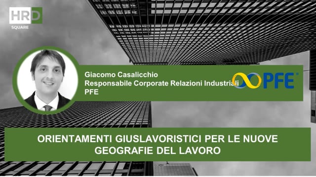 Orientamenti giuslavoristici per le nuove geografie del lavo ...