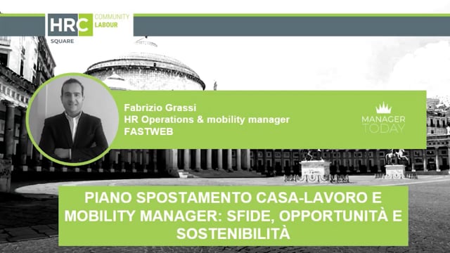 Piano spostamento casa lavoro e mobility manager FASTWEB