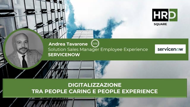 Digitalizzazione tra people caring e people experience SERVI ...