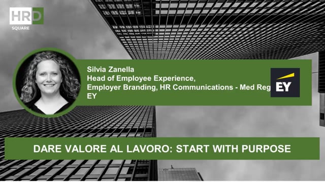 Dare valore al lavoro, start with purpose EY