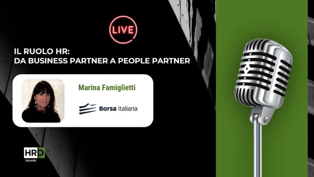 Il ruolo HR, da business partner a people partner BORSA ITAL ...