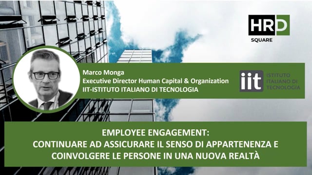 Employee engagement IIT ISTITUTO ITALIANO DI TECNOLOGIA