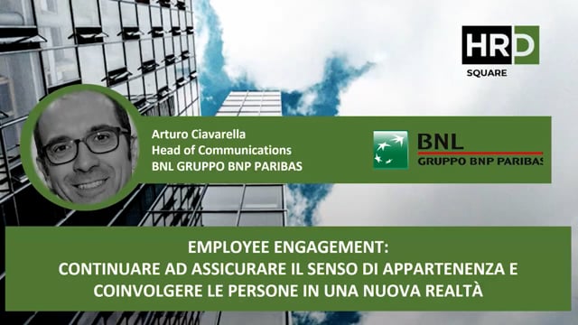 Employee engagement BNL GRUPPO BNP PARIBAS