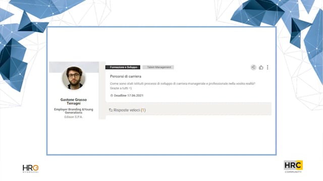 Percorsi di carriera GRUPPO HERA