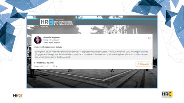 employee engagement survey GENERALI ITALIA