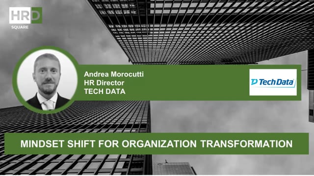 Mindset shift for organization transformation TECH DATA