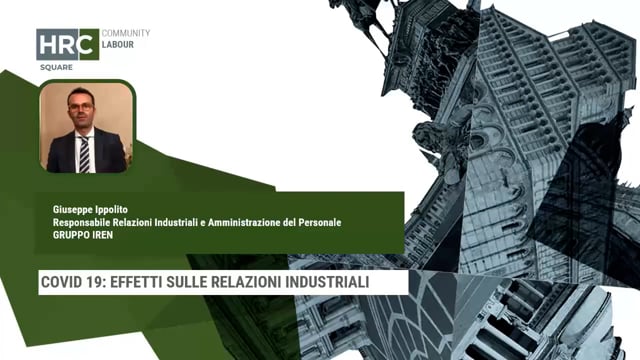 Covid 19, effetti sulle relazioni industriali GRUPPO IREN