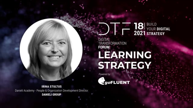 Build your digital strategy, focus on learning strategy DANI ...