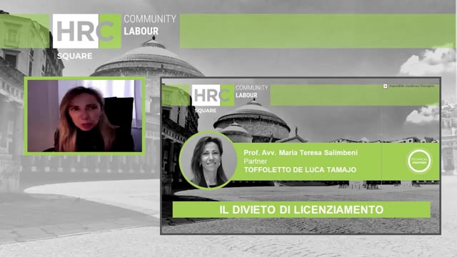 Il divieto di licenziamento STUDIO TOFFOLETTO DE LUCA TAMAJO