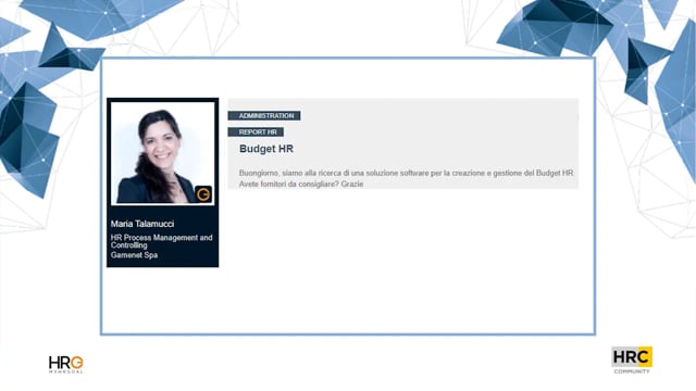 HR Budget ITALGAS