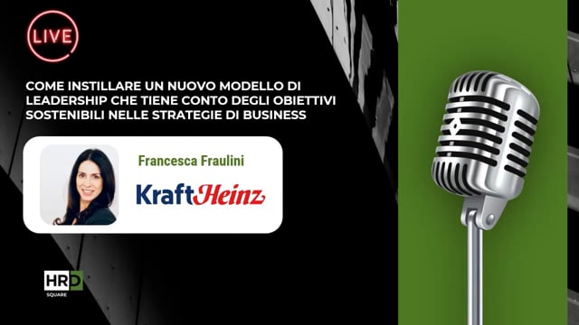 Nuovi modelli di leadership e obiettivi sostenibili THE KRAF ...