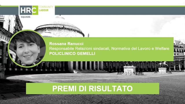 Premi di risultato POLICLINICO GEMELLI