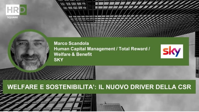 Welfare e sostenibilità, il nuovo driver della CSR SKY