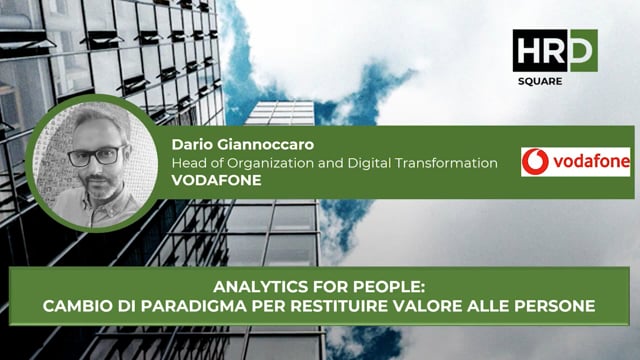 Analytics for people Cambio di paradigma per restituire valo ...