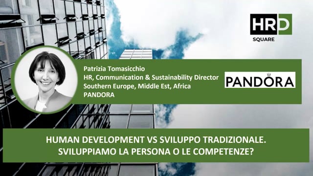 Human development vs sviluppo tradizionale PANDORA
