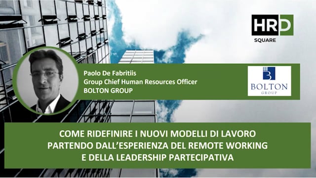 Ridefinire nuovi modelli di lavoro, dal remote working alla  ...