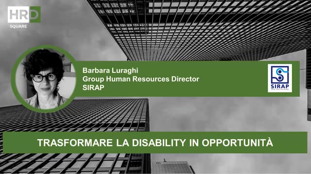 Trasformare la disabilità in opportunità SIRAP
