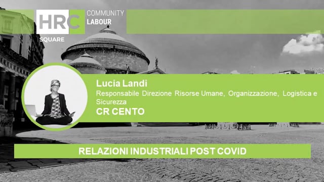 Relazioni industriali post Covid CR CENTO