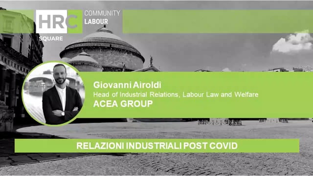 Relazioni industriali post Covid ACEA GROUP