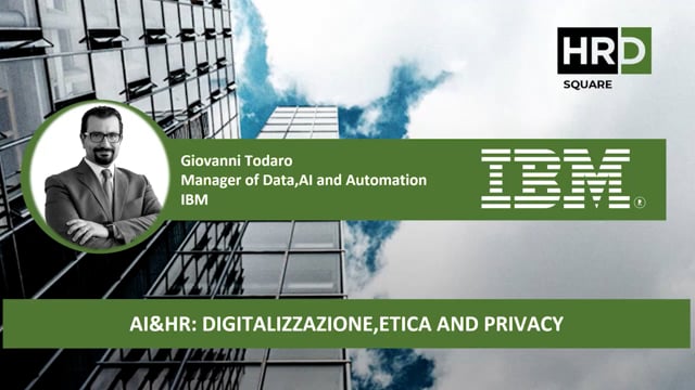 AI & HR Digitalizzazione, etica and privacy IBM