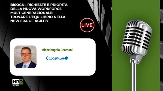 Nuova workforce multigenerazionale CAPGEMINI