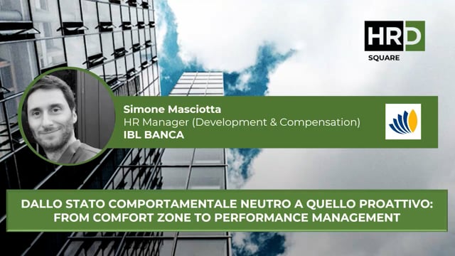 From comfort zone to performance management IBL BANCA