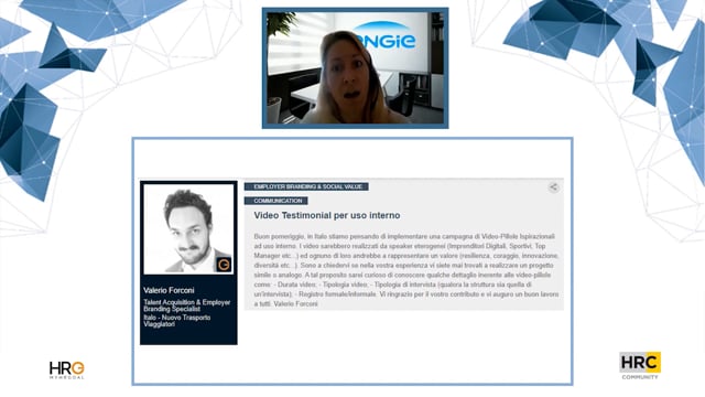 Video Testimonial per uso interno ENGIE