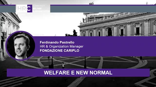 Welfare e new normal FONDAZIONE CARIPLO