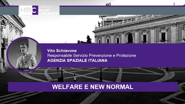 Welfare e new normal AGENZIA SPAZIALE ITALIANA