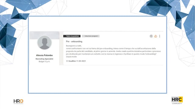 Pre onboarding EULER HERMES ITALIA