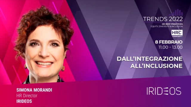 Dall’integrazione all’inclusione IRIDEOS