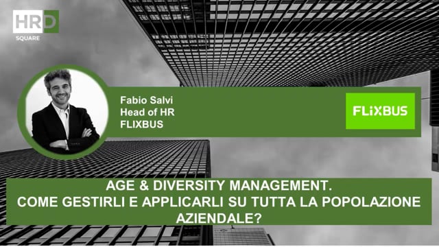 Age and diversity management FLIXBUS