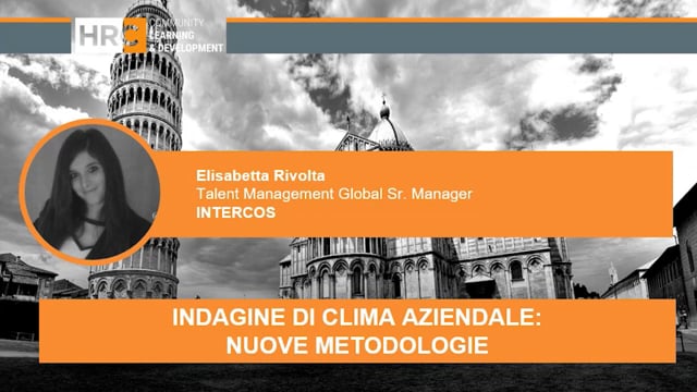 Indagine di clima aziendale nuove metodologie INTERCOS