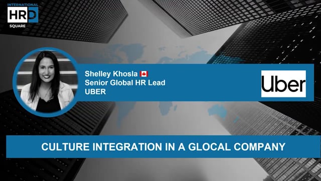 Culture Integration in a Glocal Company UBER CANADA