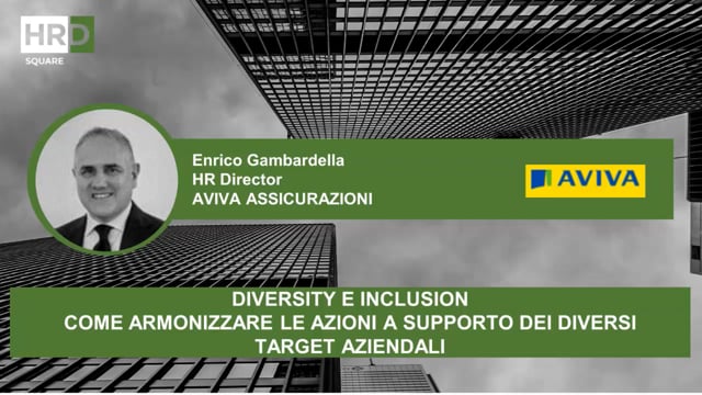 Diversity & inclusion AVIVA ASSICURAZIONI