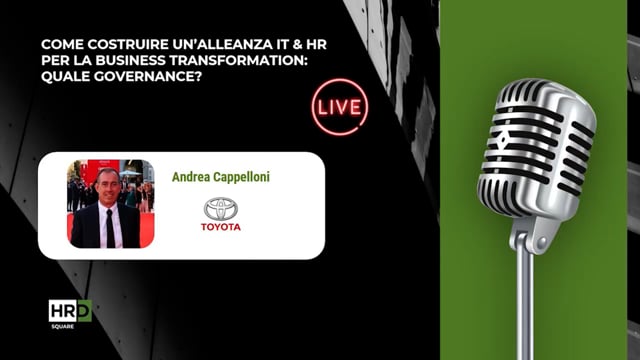 Un’alleanza IT e HR per la business transformation la gove ...