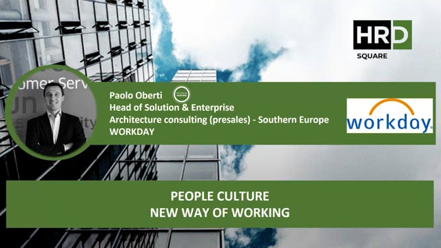 People culture – new way of working WORKDAY