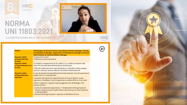 Il percorso verso la Certificazione delle professioni HR